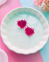 Adorable Beaded Studs-V image 1
