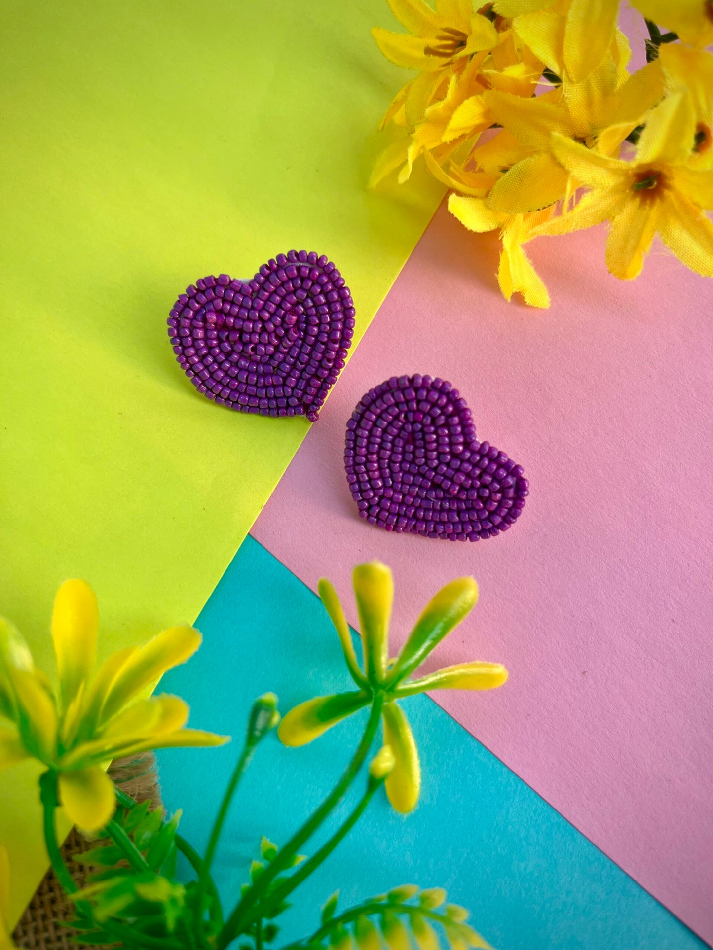 Cute Heart Studs image 7