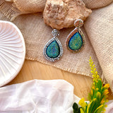 Silver Drop Earrings image 0