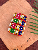 Festive Oversized Multicolor Handcuffs image 5