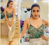 Half Pearl Hoops image 3