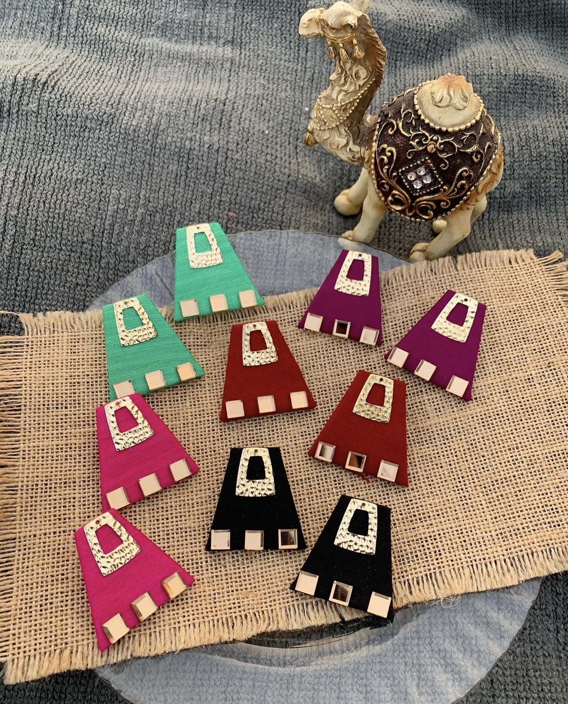 Elegant Fabric Studs image 0