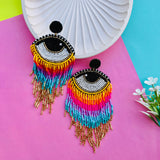 Colorburst Evil Eye Earrings