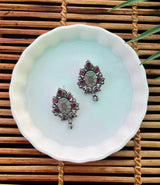 German Silver Stud Earrings