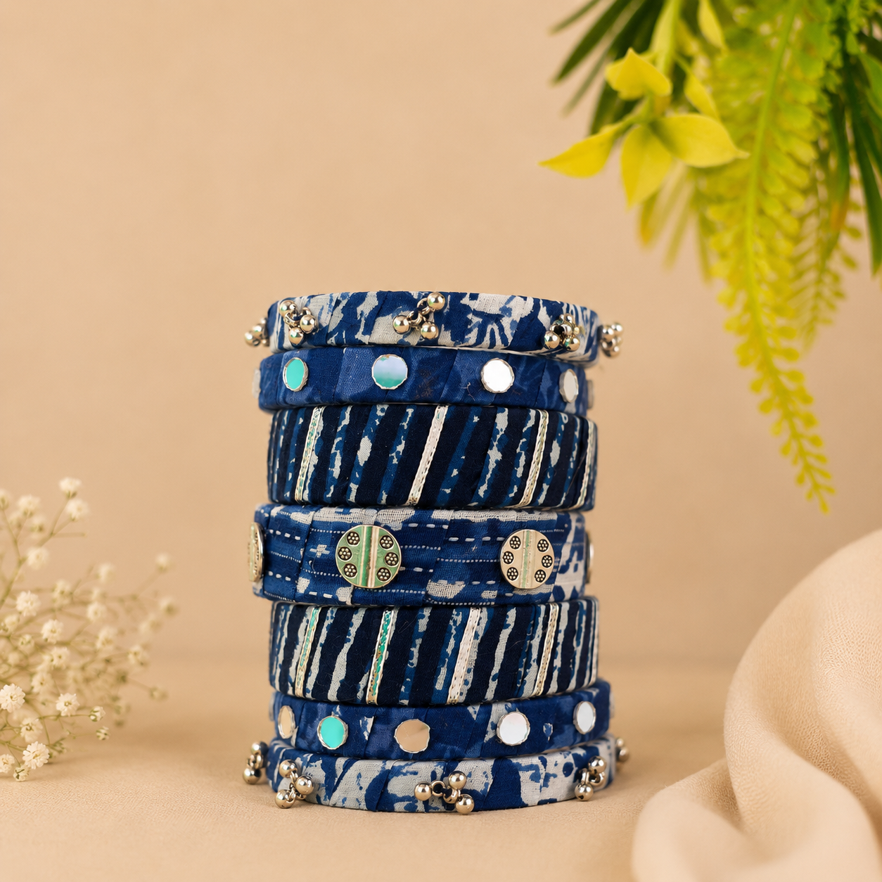 Indigo Bangle Set III