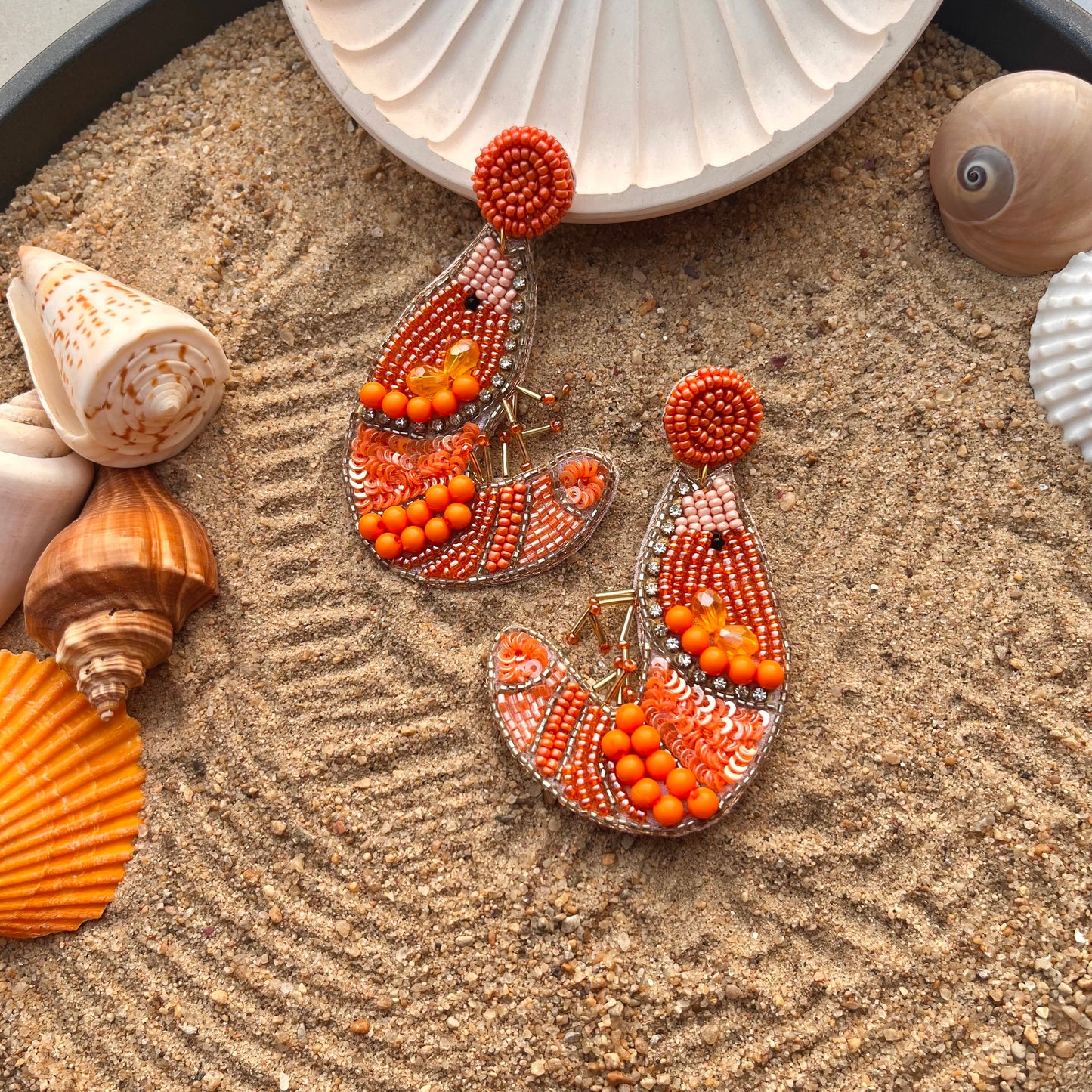Sassy Shrimp Danglers