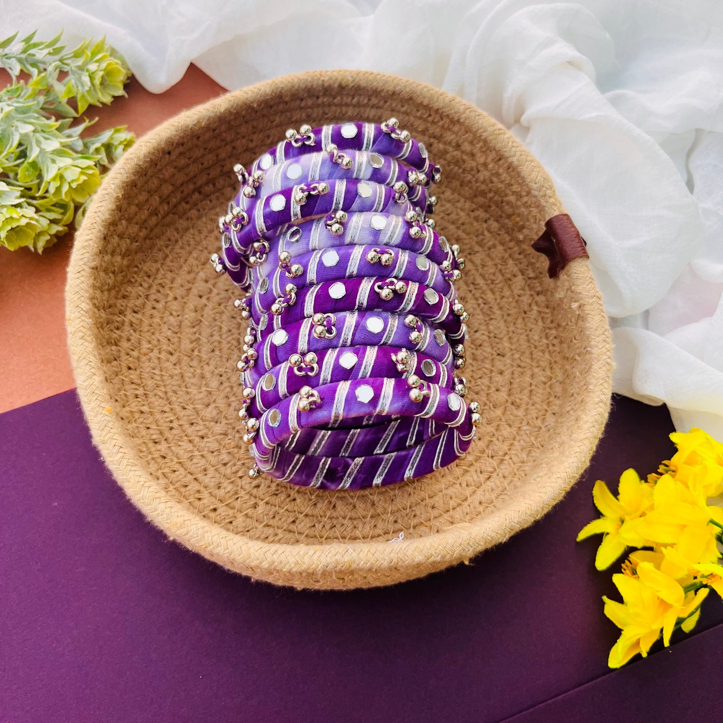 Beautiful Tie-N-Dye Bangles