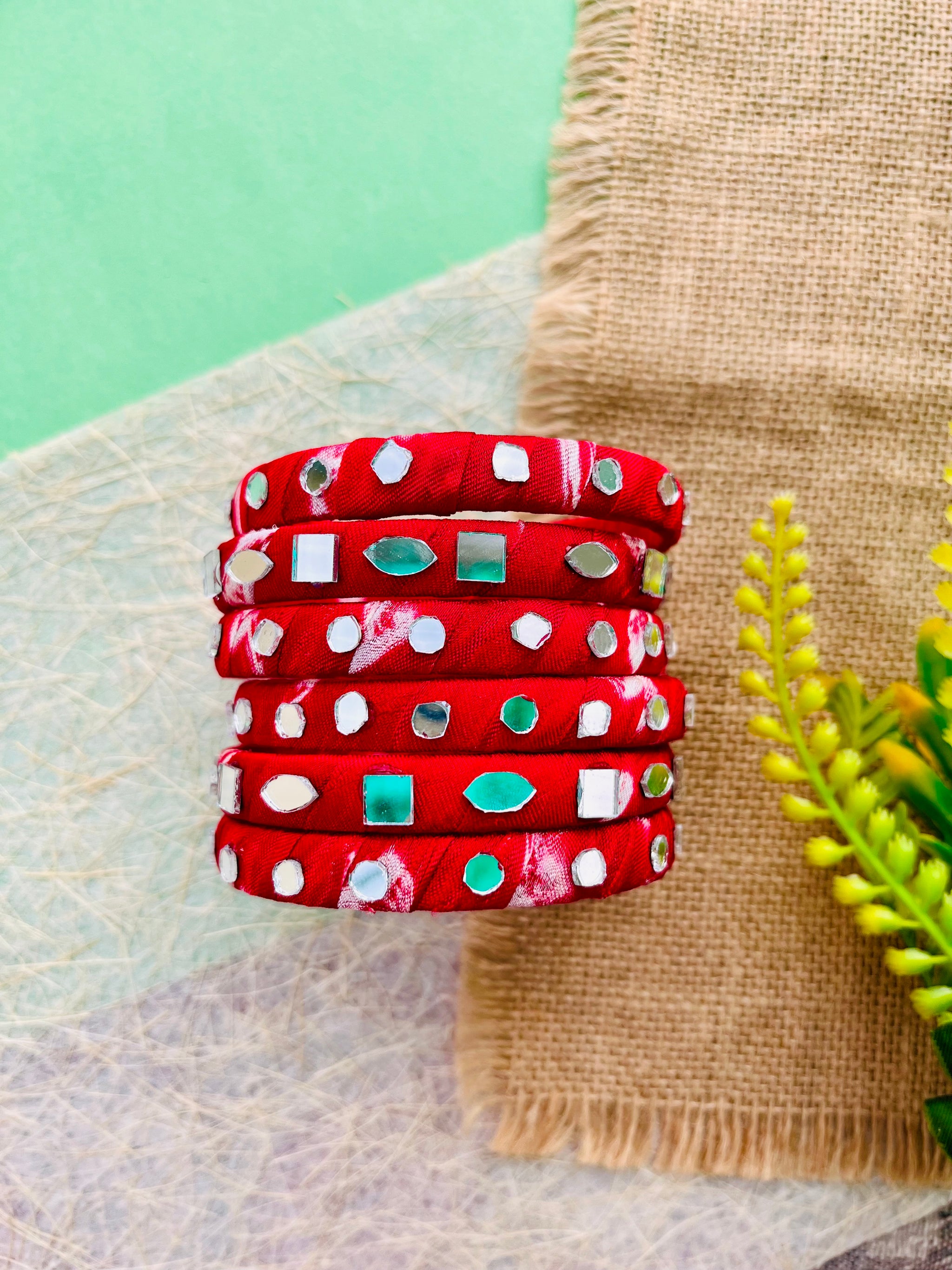 Beautiful Tie-N-Dye Bangles Set