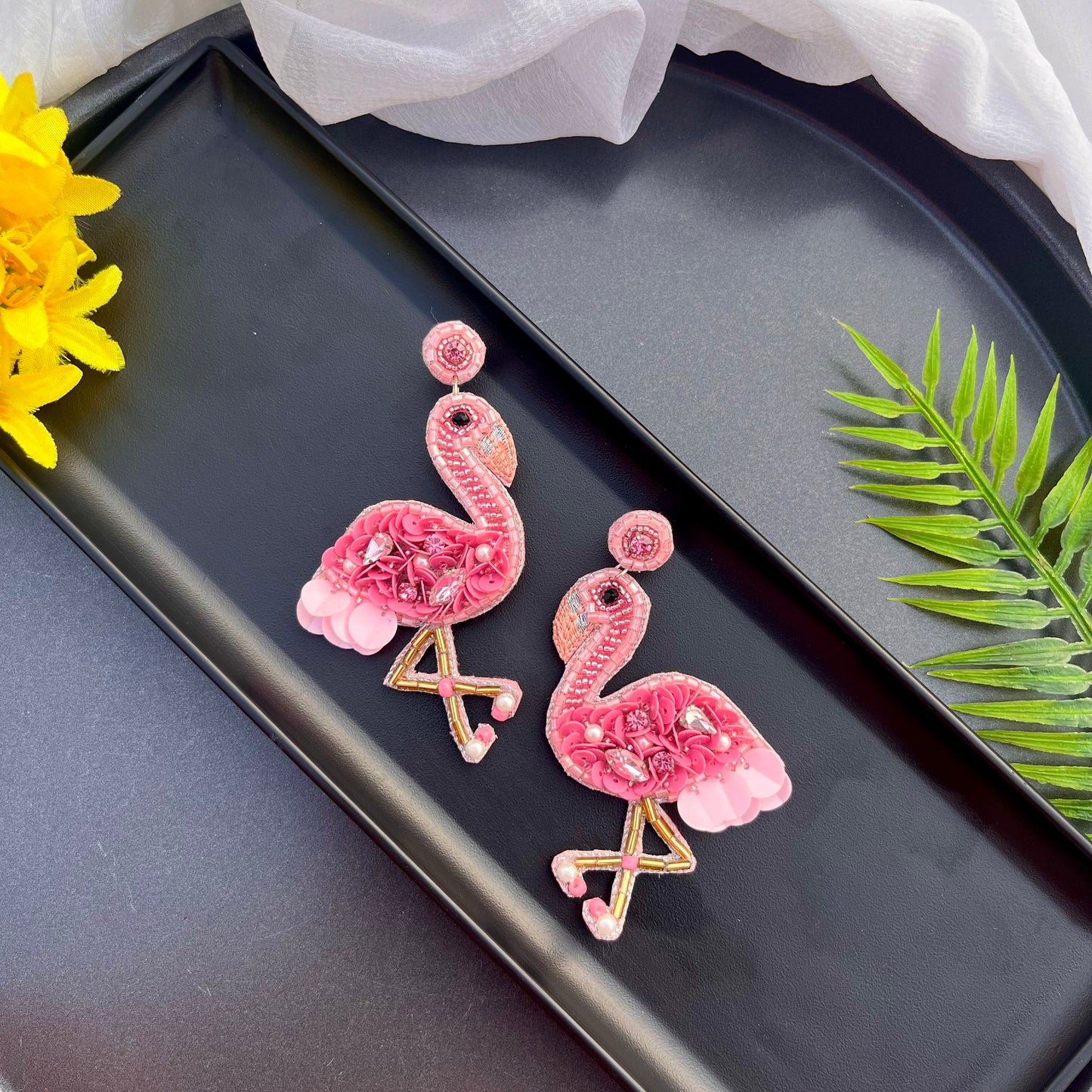 Flamingo Earrings | Fashion Diaries