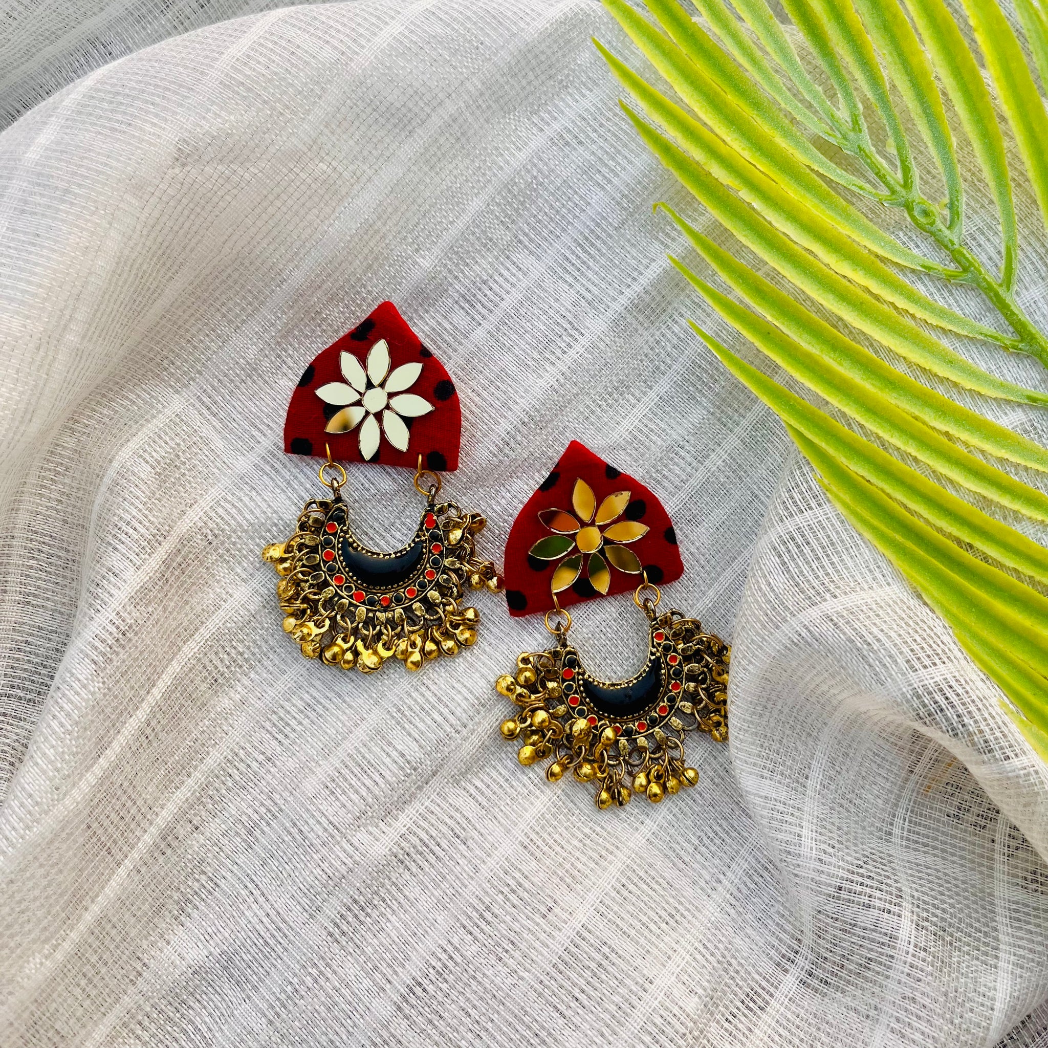 Traditional Mirror Chandbalis