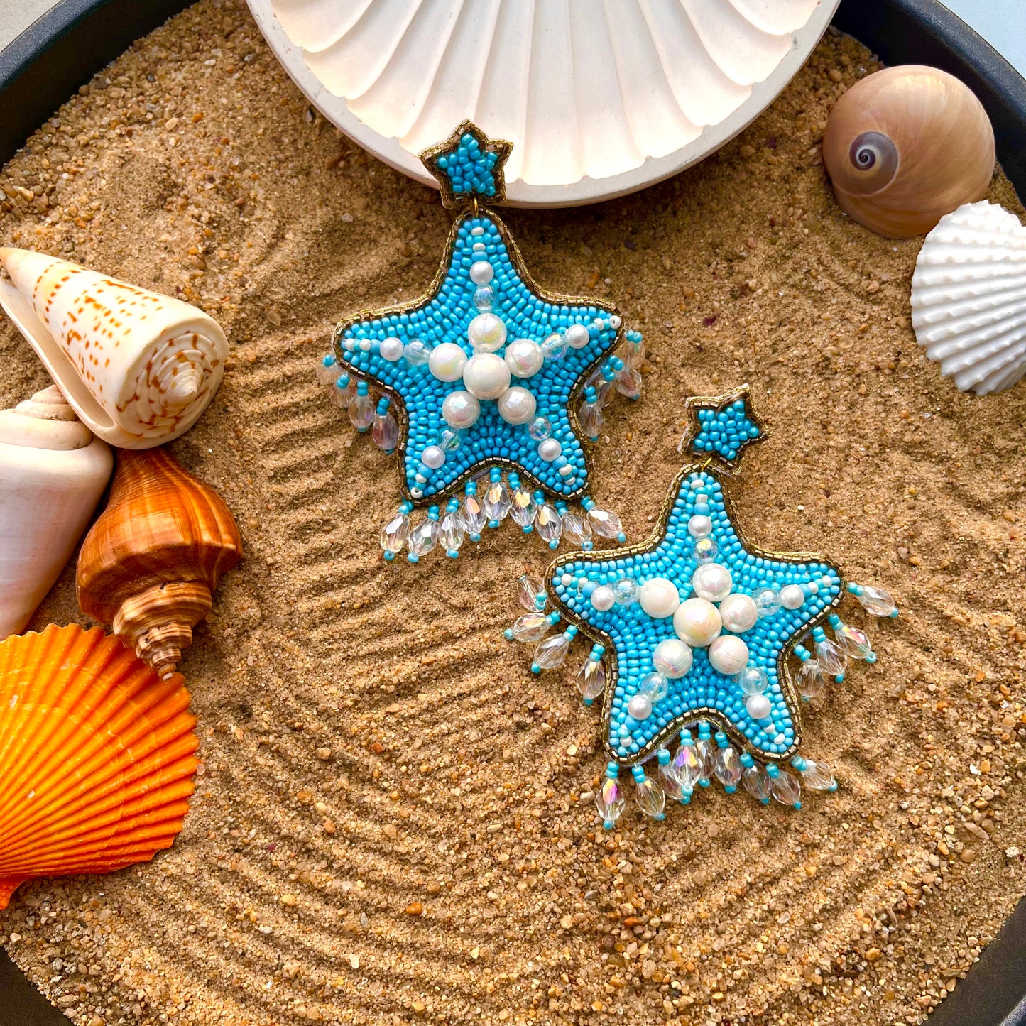 Tropical Starfish Earrings