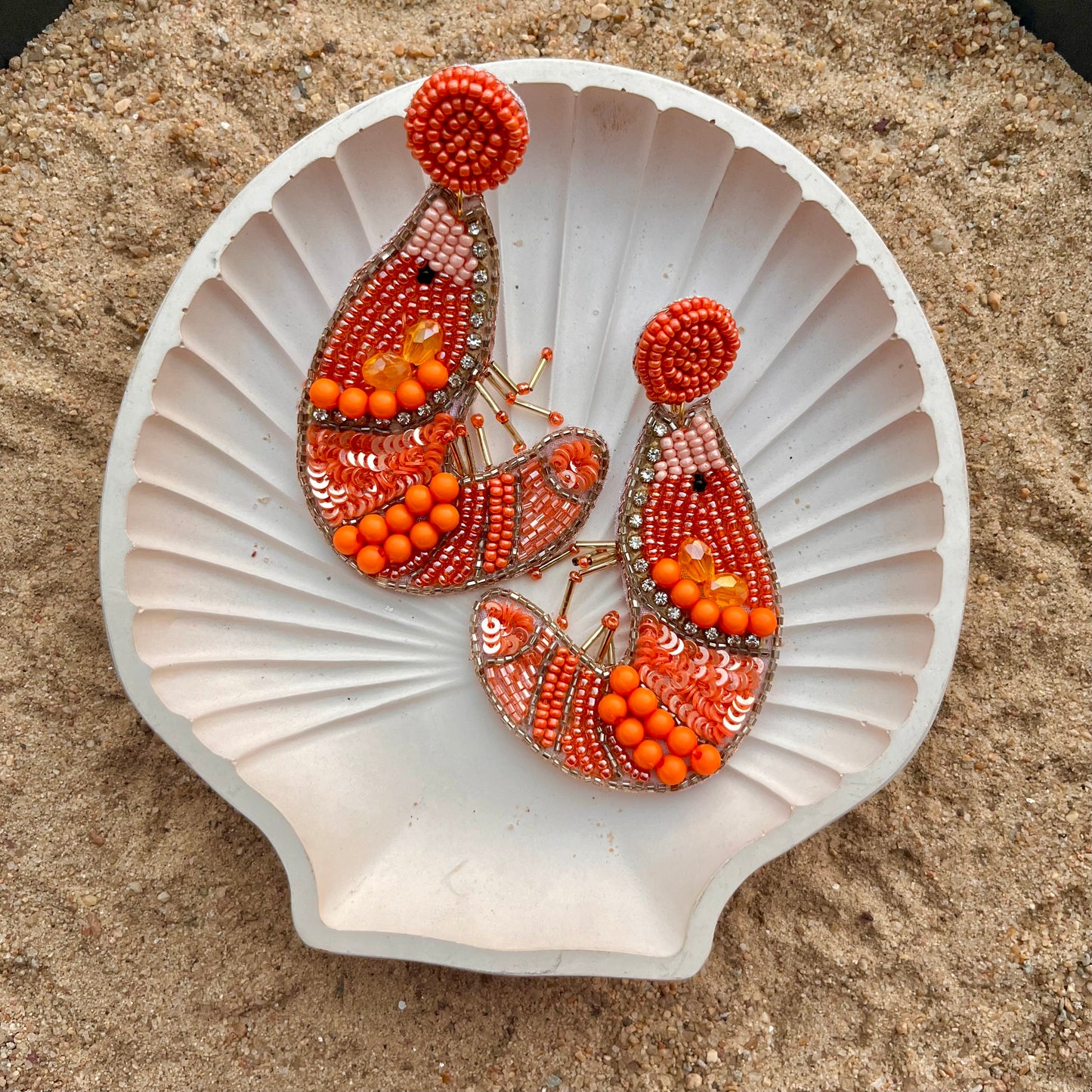 Sassy Shrimp Danglers