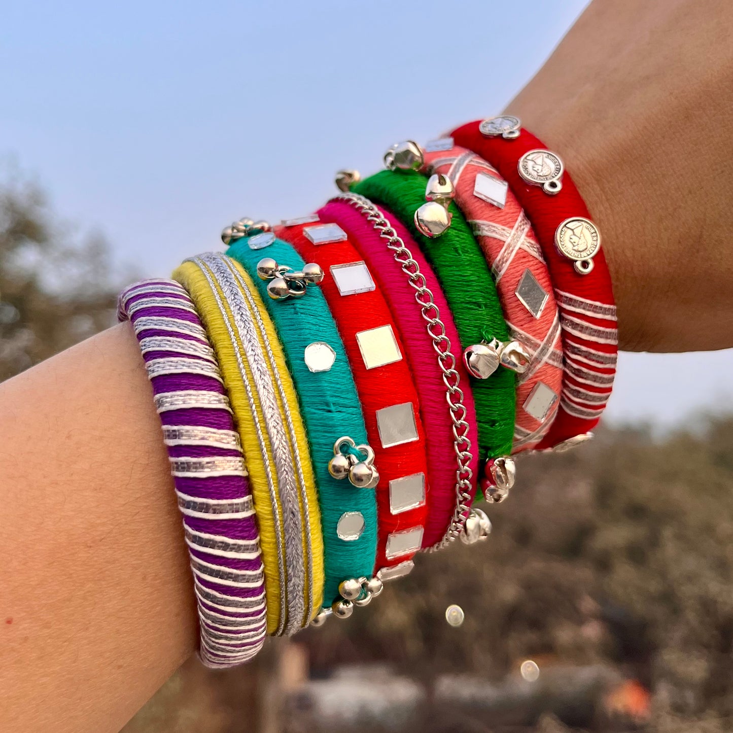 Rangsaaz Handcrafted Bangle Set