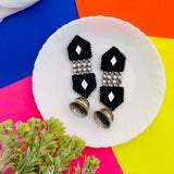 Black Beauty Ethnic Earrings