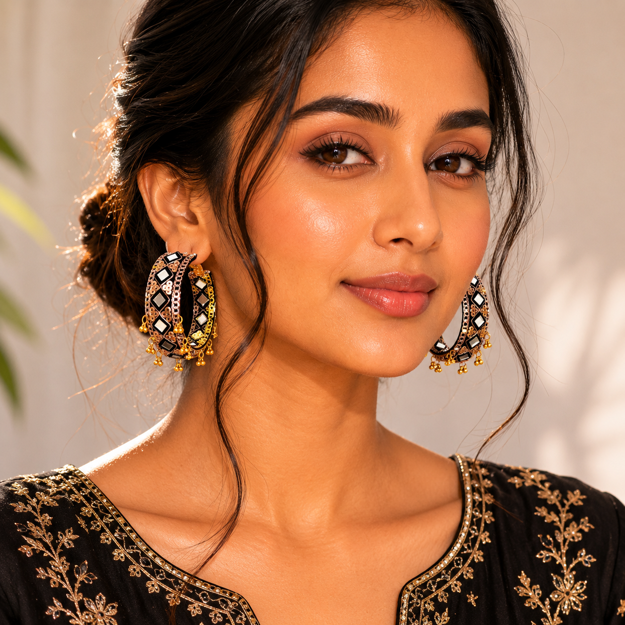 Antique Glam Hoops
