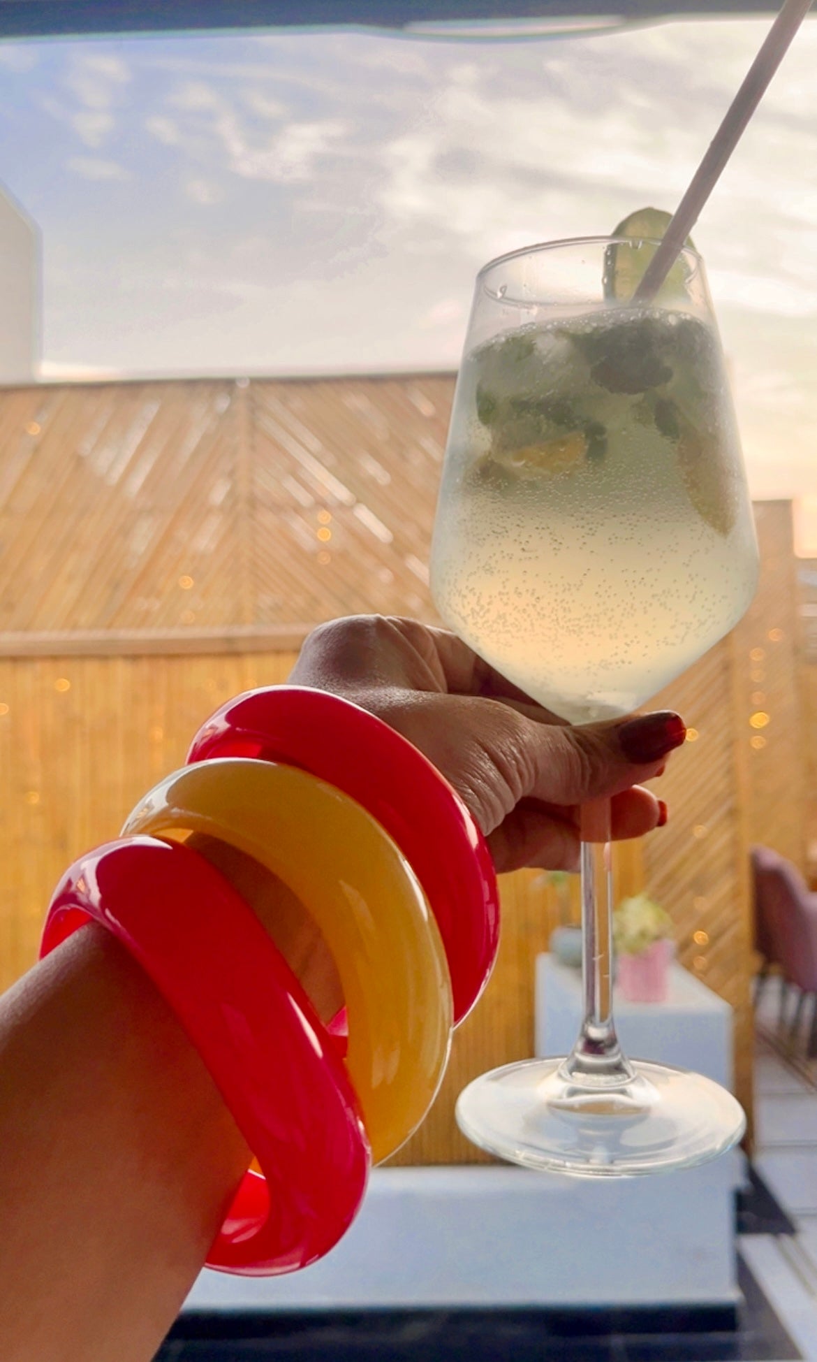 Candy Pop Resin Bangles Stack