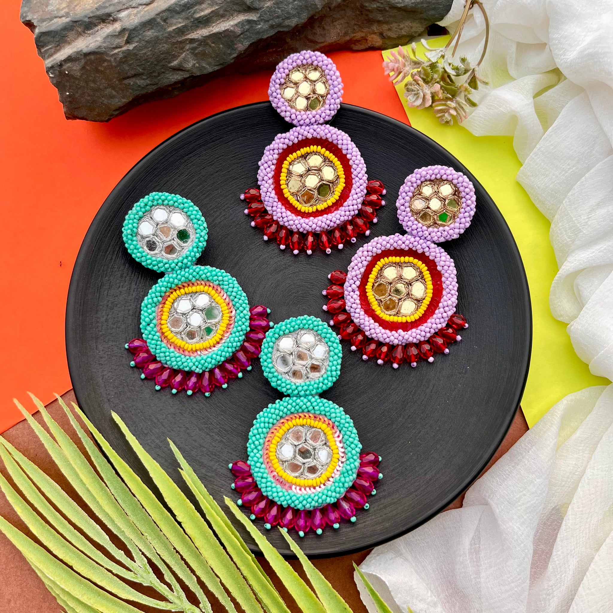 Rangmirra Earrings | Traditional Jewellery