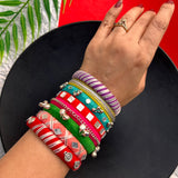 Rangsaaz Handcrafted Bangle Set