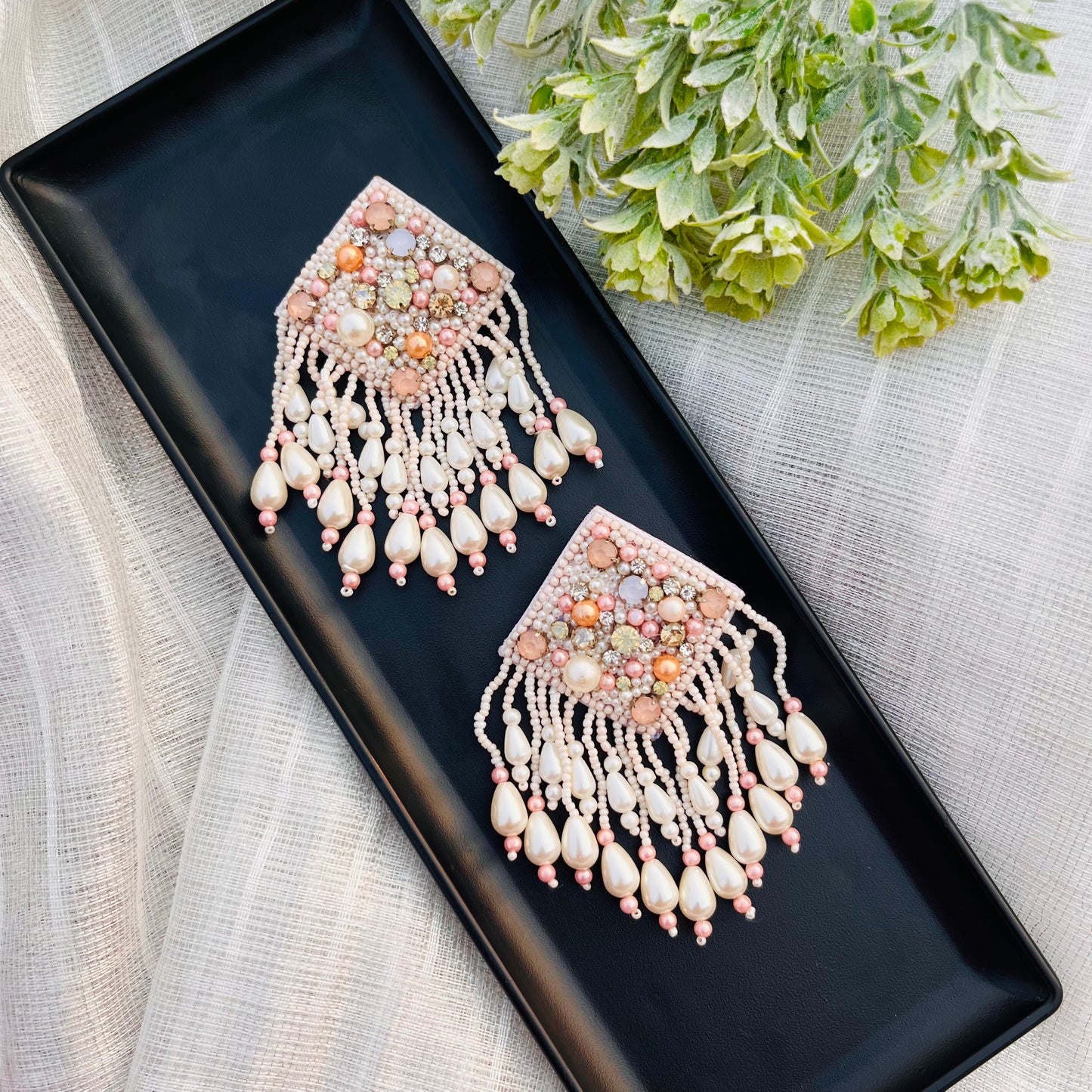 Ivory Blush Earrings