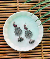 German Silver Flower Earrings | Fashion Diaries