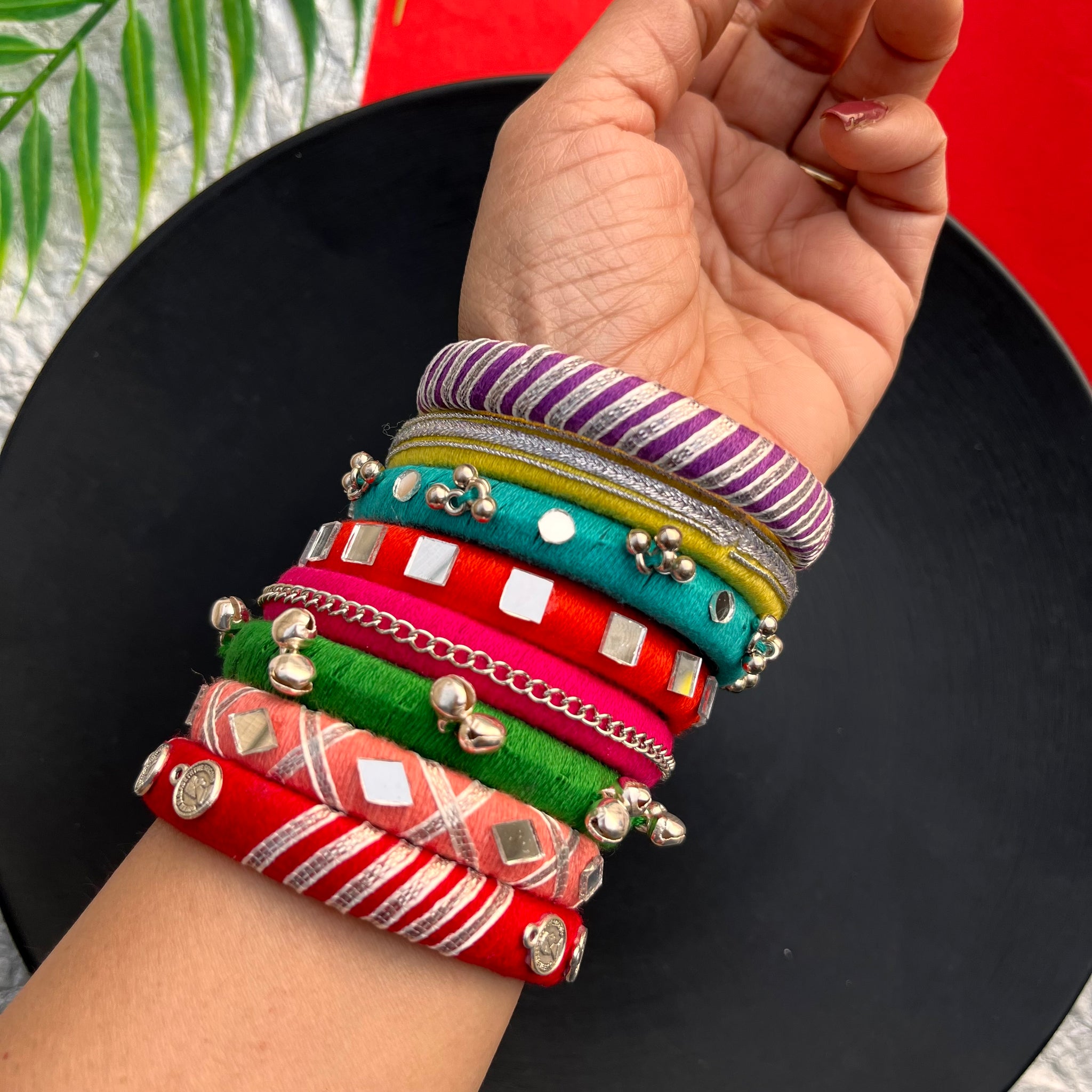 Rangsaaz Handcrafted Bangle Set