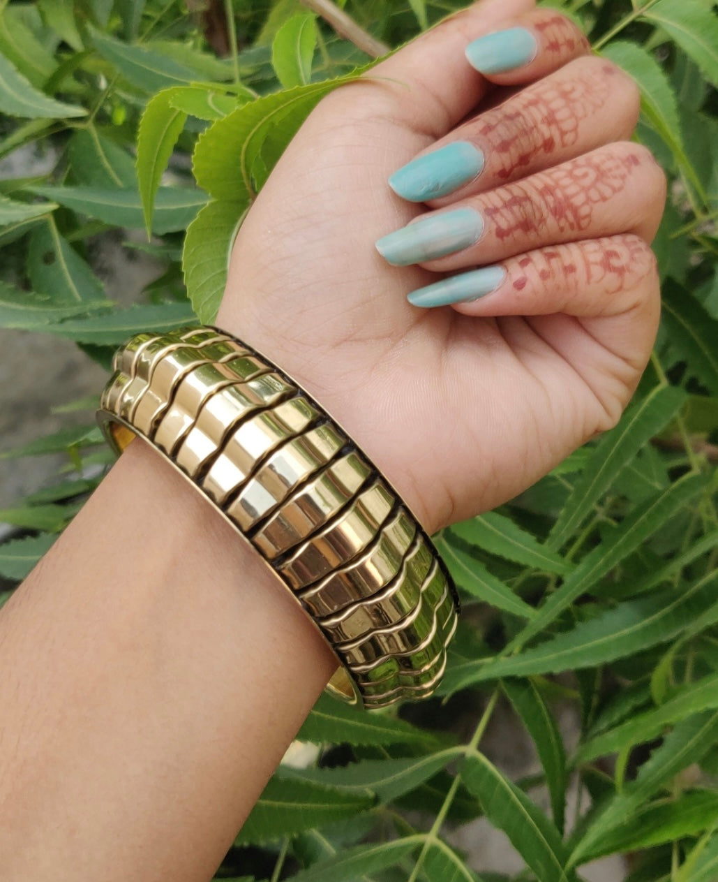 Golden Brass Bangle