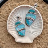 Ivory Conch Earrings