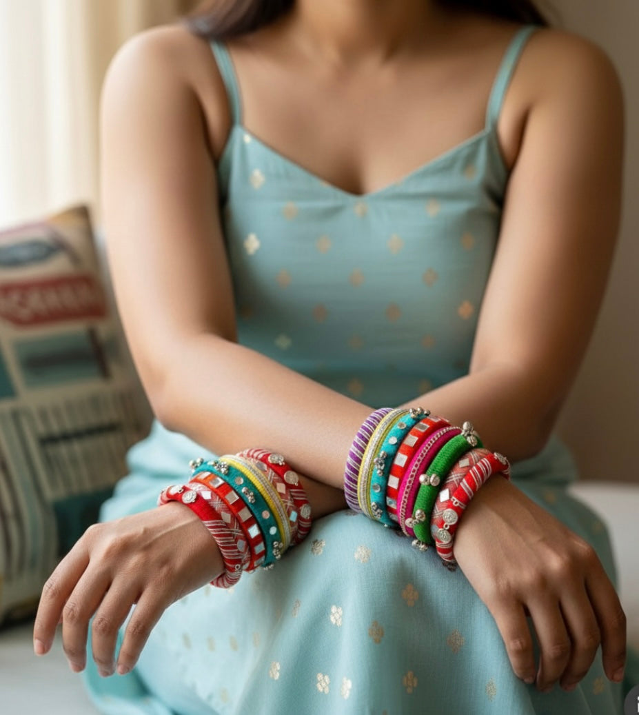 Rangsaaz Handcrafted Bangle Set
