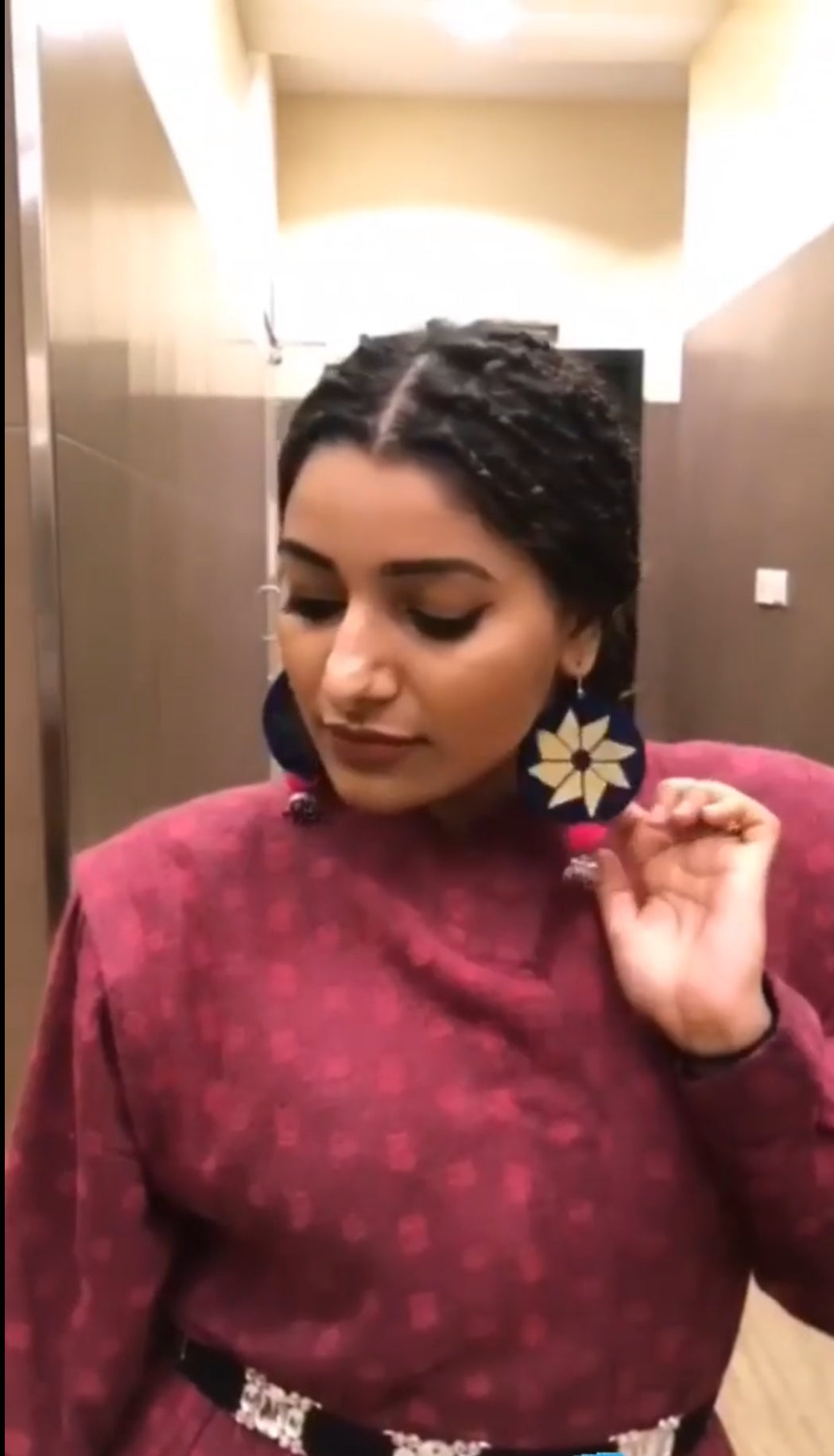 Large Mirror Candies Earrings
