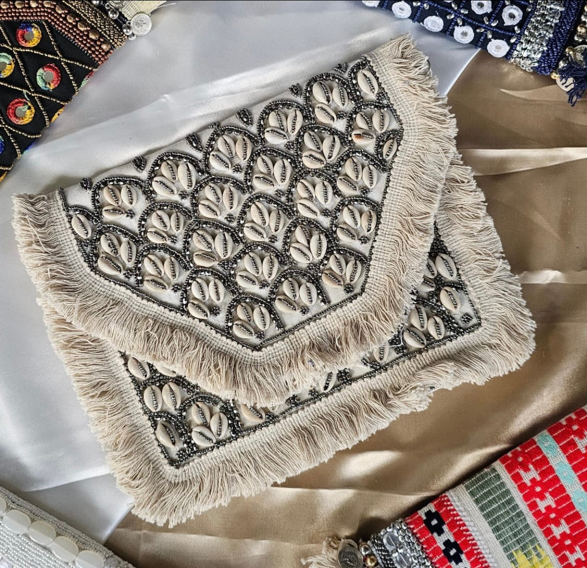 Boho Ivory Shell Bag | Fashion Diaries