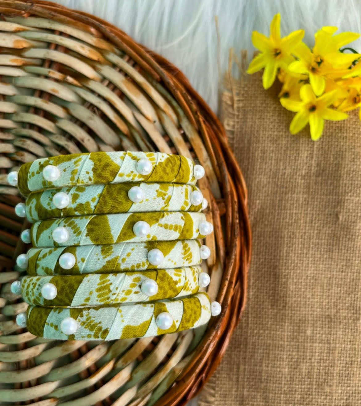 Pearl Bangle Set image 3