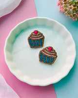 Adorable Beaded Studs-I image 2