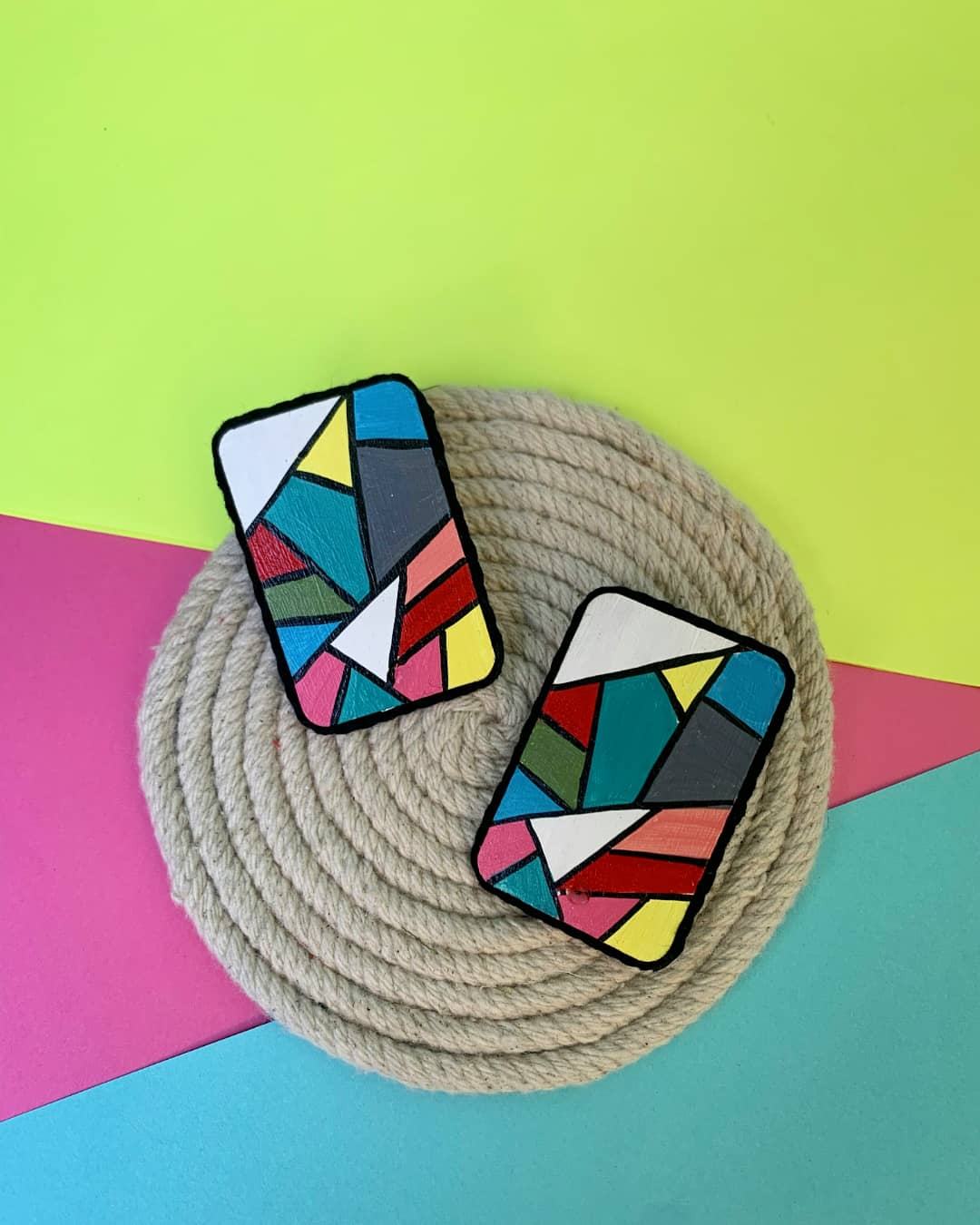 Mosaic Studs image 0