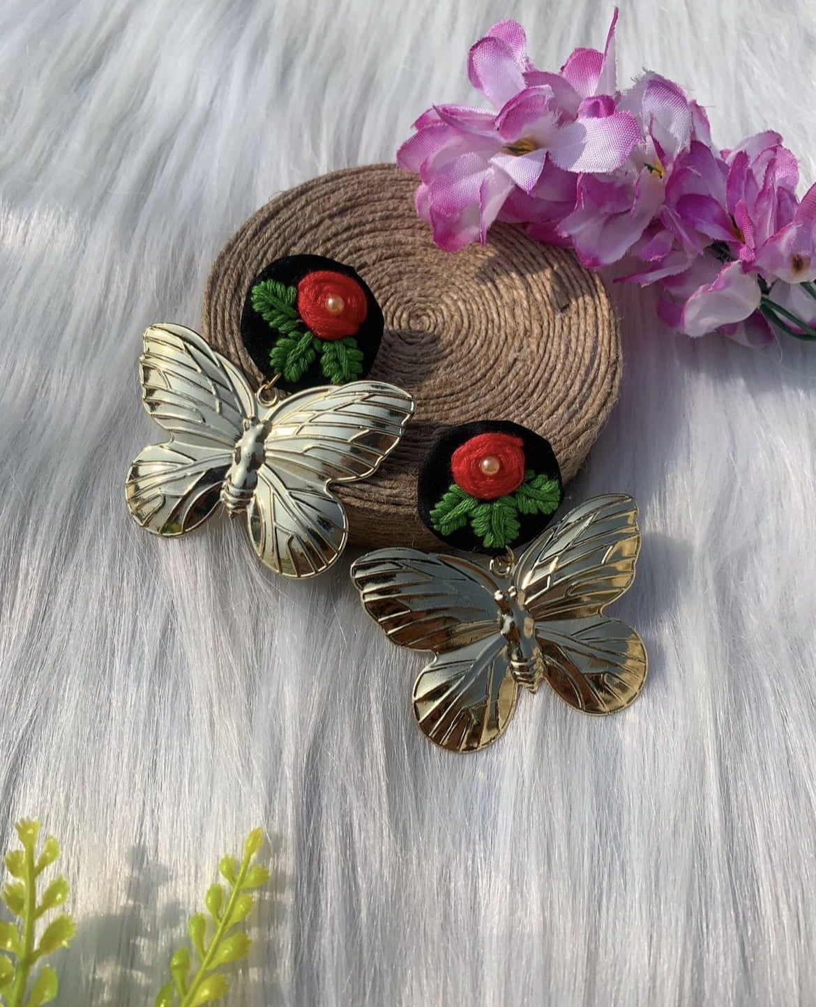 Cute Butterfly Earrings image 0