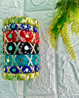 Printed Gotta Bangle Set image 1