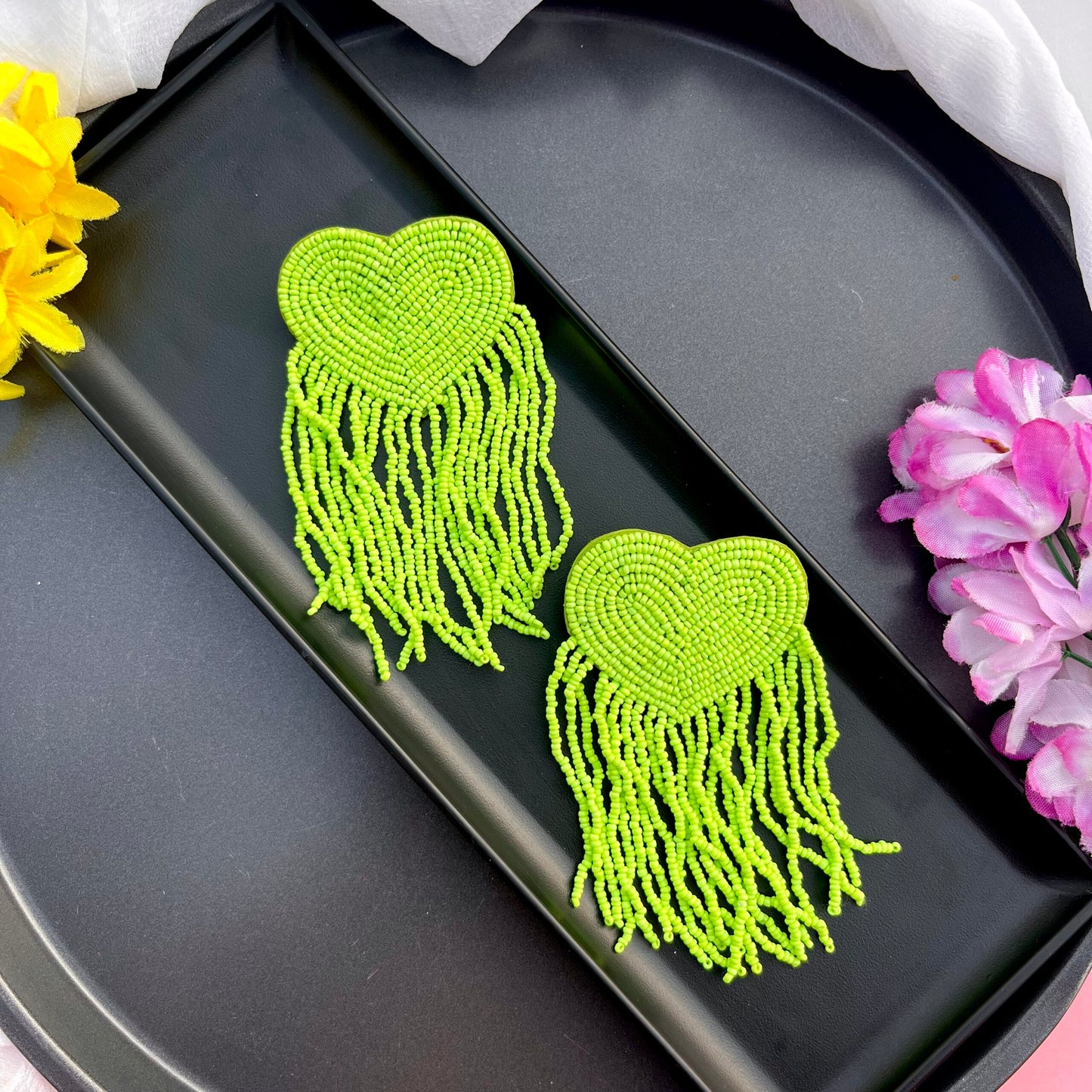 Oversized Heart Earrings image 1