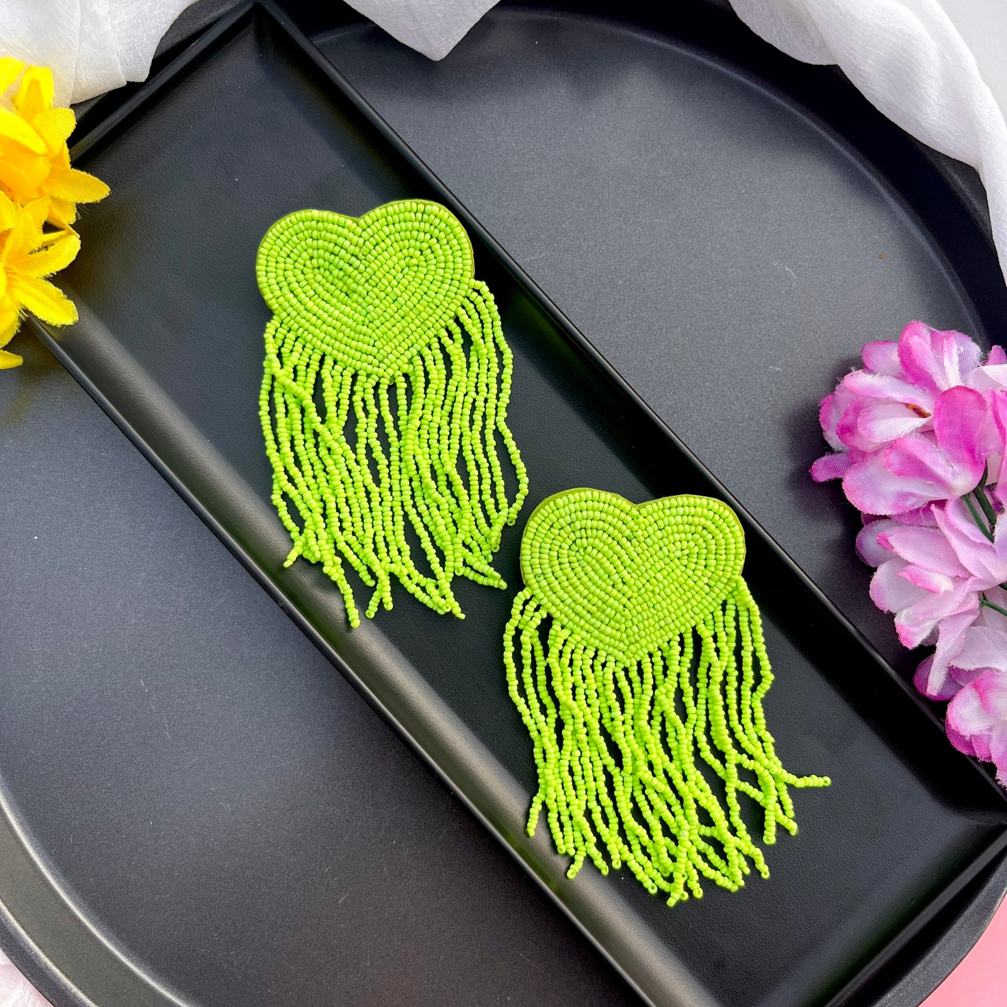 Oversized Heart Earrings image 1