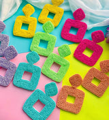 Radiant Neon Earrings image 1