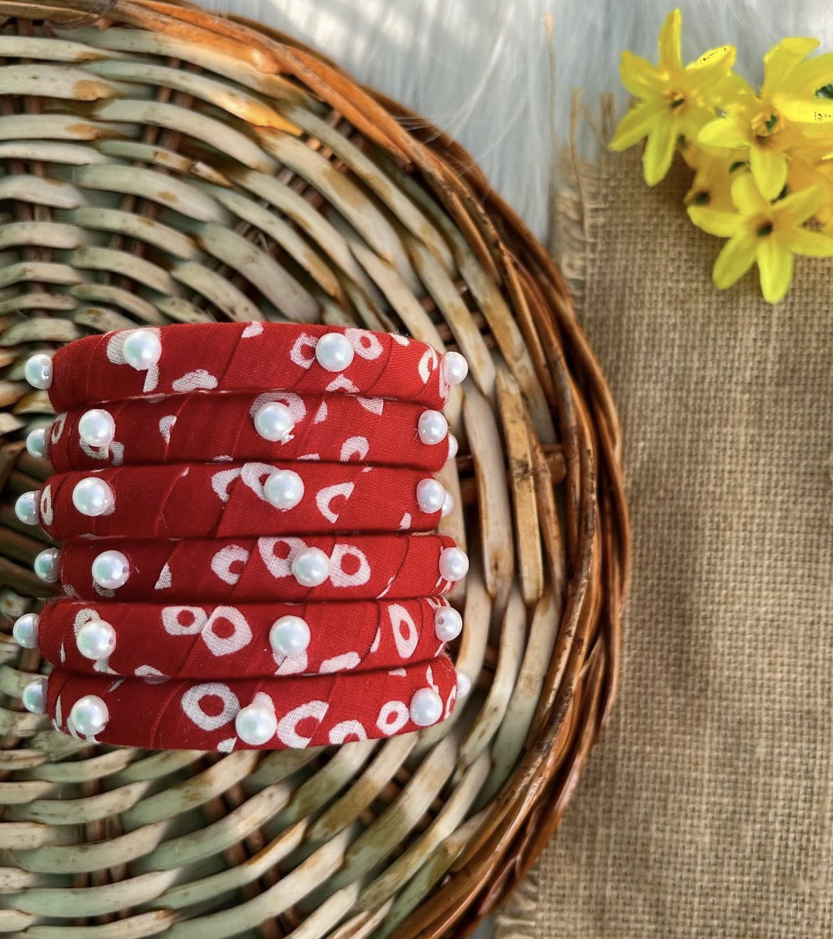 Pearl Bangle Set image 6