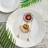 Red Rasika Hair Ornament image 2