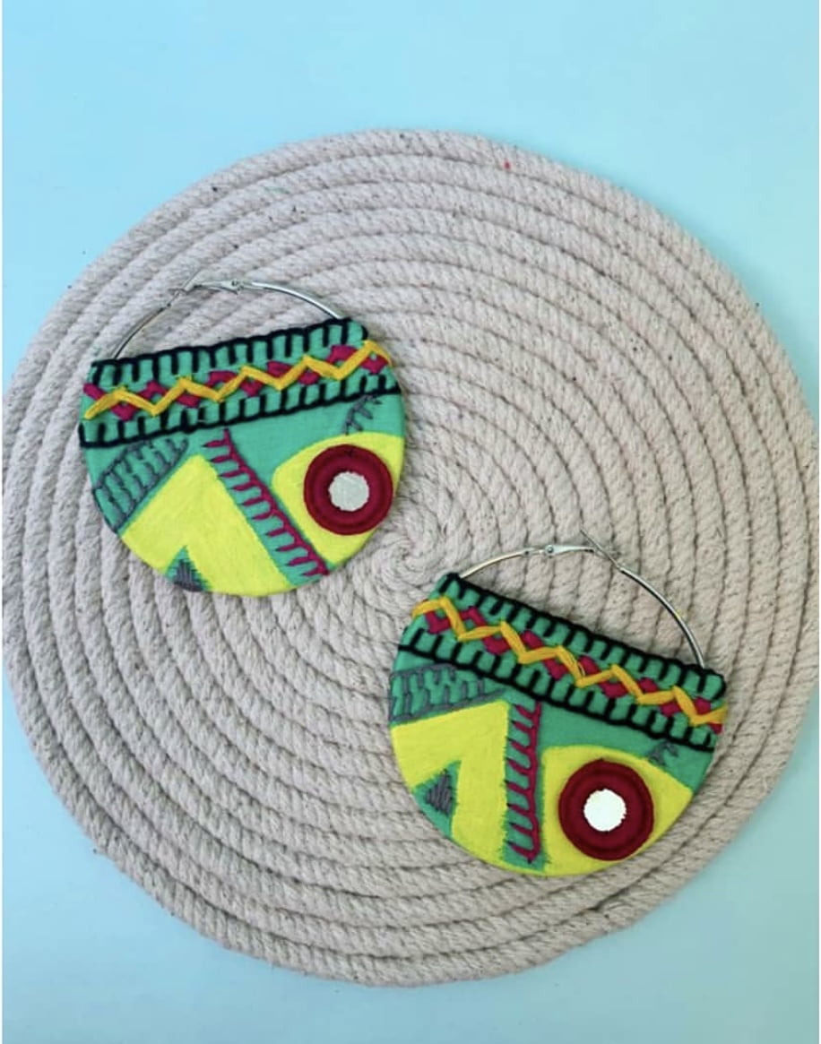 Embroidered Fabric Hoops image 1