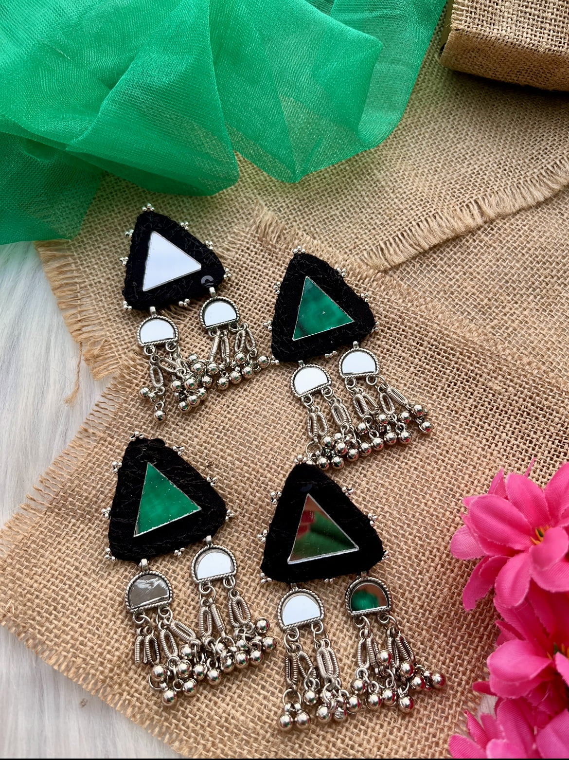 Beautiful Triangle Earrings image 0