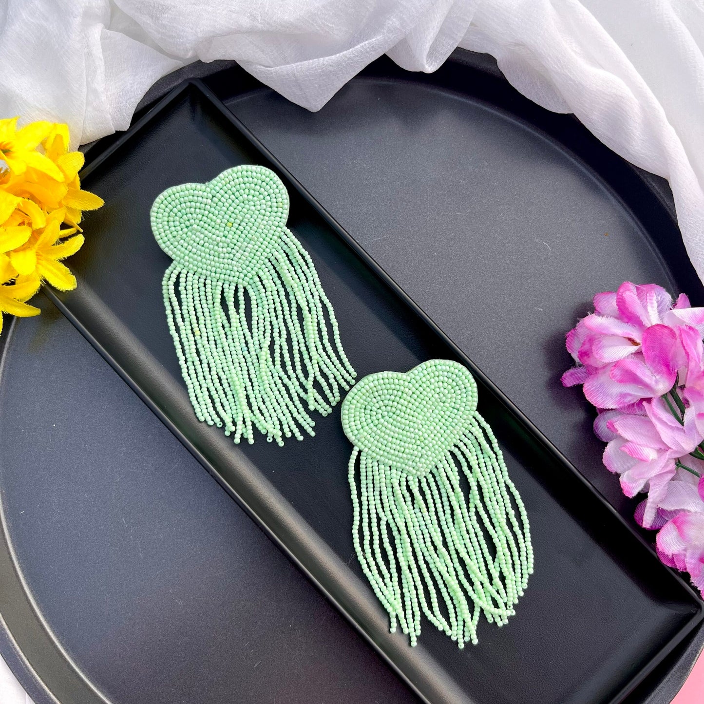 Oversized Heart Earrings image 3