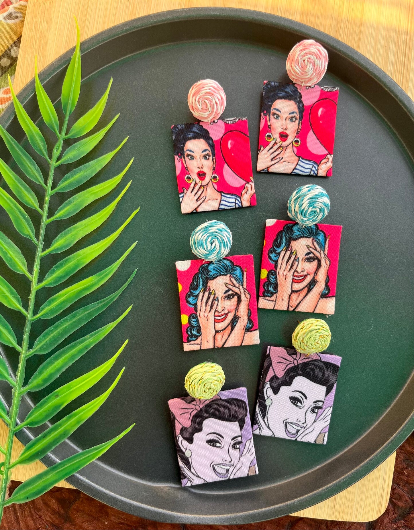 Pop Art Earrings -II image 0