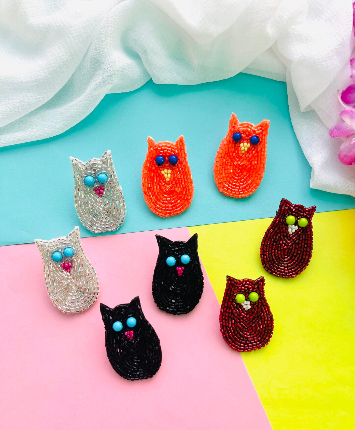 Mysterious Owl Studs image 0