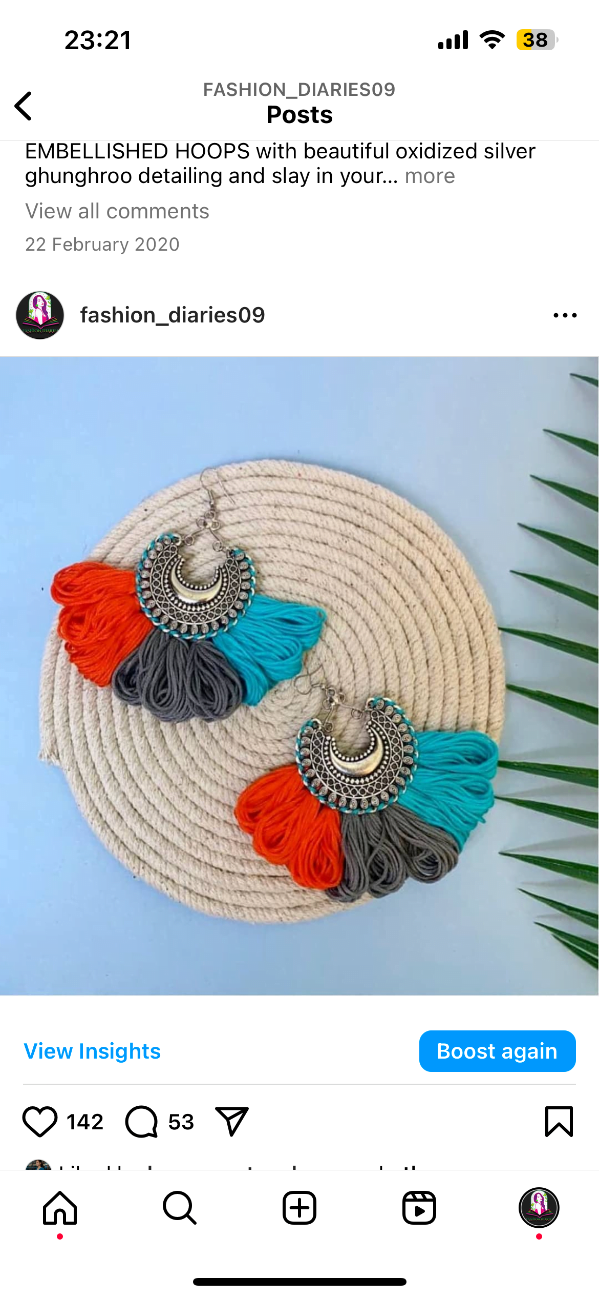 Curled Tassel Chandbalis-I image 0