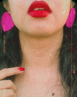 Oversized Heart Studs image 1