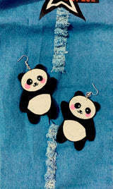 Supercute Panda Earrings image 0