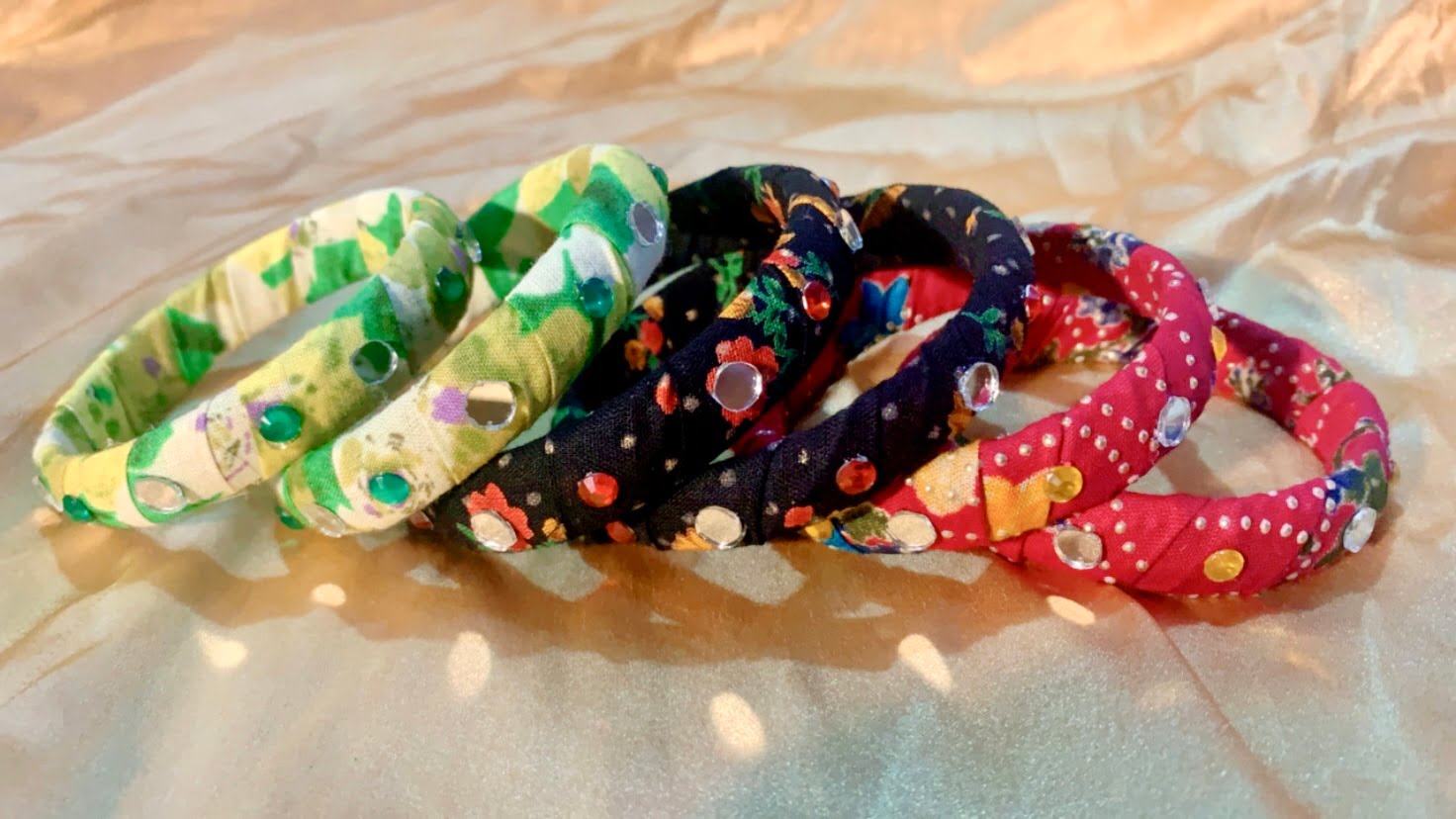 Fabric Shell Jewellery Set image 1