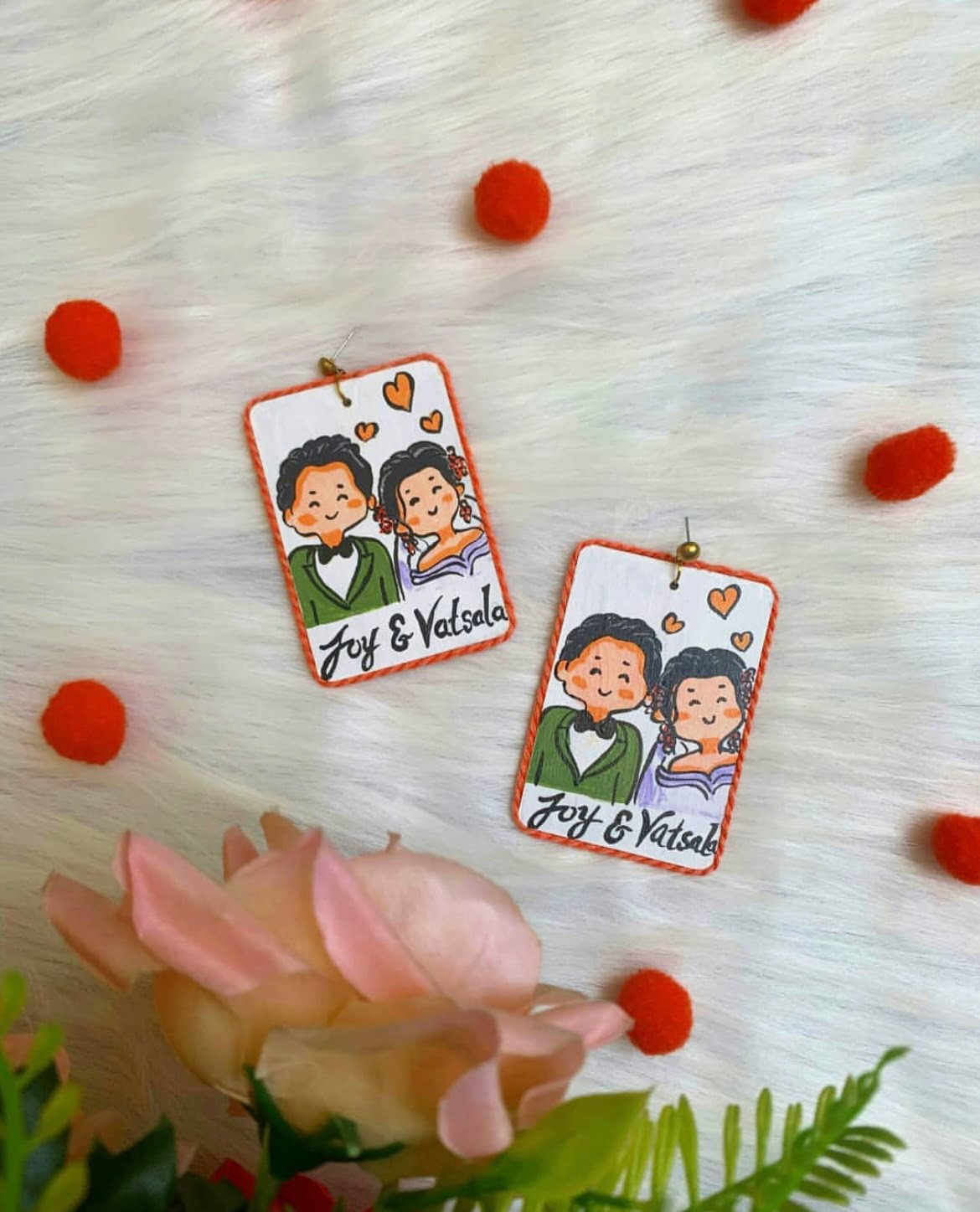 Customizable Couple Earrings image 0